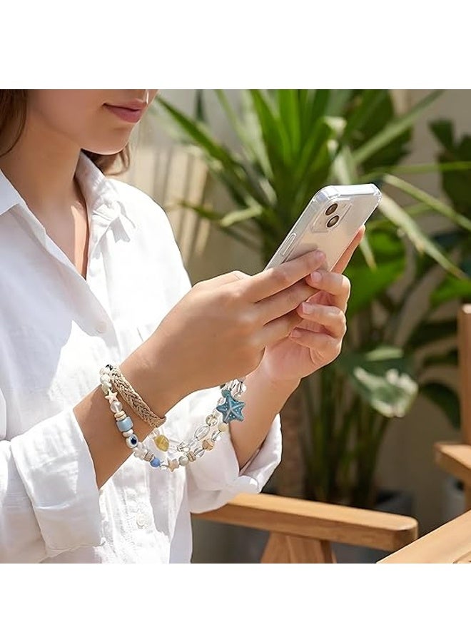 أربع قطع من تعليقات الهاتف اللطيفة، حزام هاتف مزين بالخرز، سلسلة مفاتيح للهاتف بتصميم Y2K، دب لطيف، فراشة، قلب، تعليقة هاتف رائعة للحقيبة، سلسلة مفاتيح، قلادات كاميرا، ديكور - Image 4